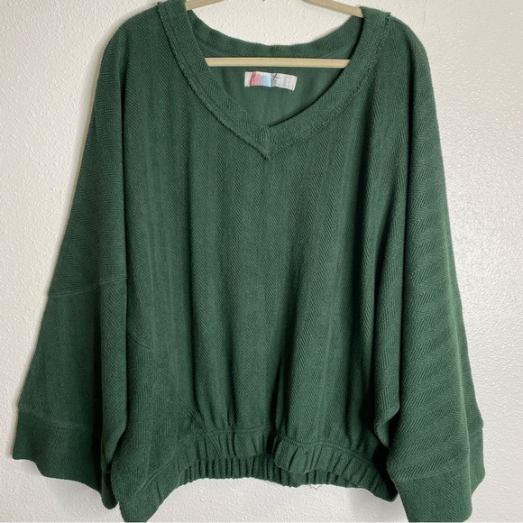 Free People BRB Solid Pullover in Sycamore Green XL - Picture 5 of 10